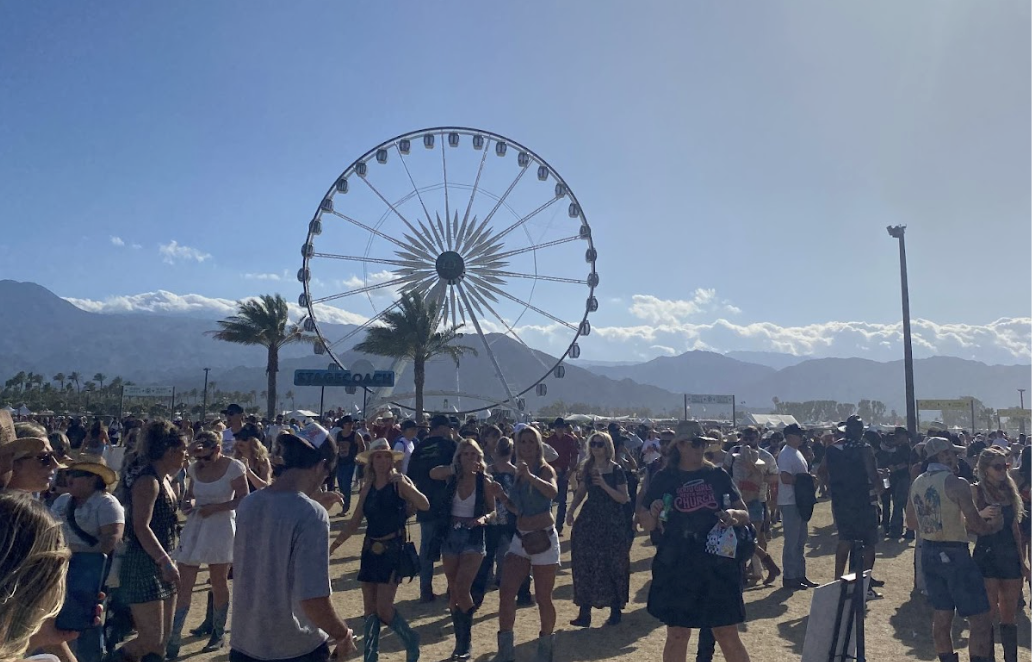 A view of the Stagecoach ferris wheel on the afternoon of April 27th (Day 2). Over 70,000 people were in attendance this year.  (Photo courtesy of Claire Doyle)
